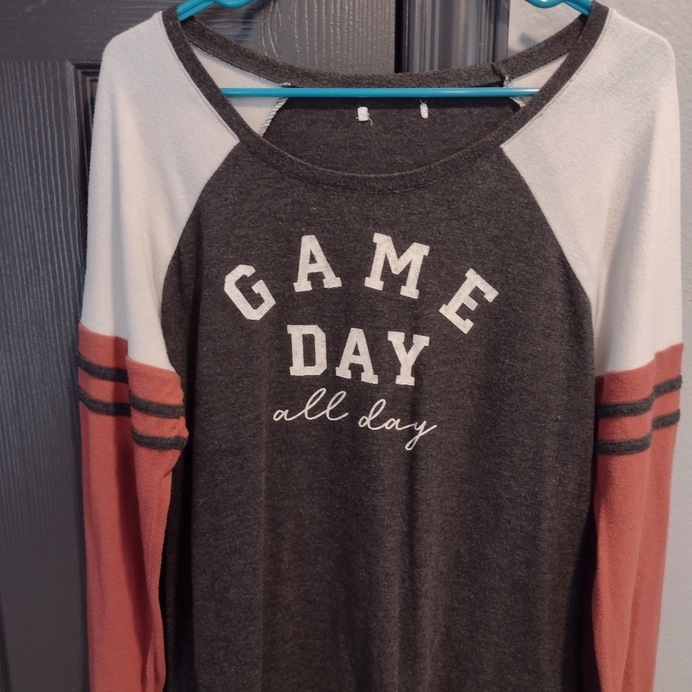 Game Day All Day Long Sleeve Top